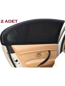 Resim Ankaflex 2 Adet Oto Cam Güneşlik Araba Gölgelik Perde Araç Içi Yan Cam Pencere Güneşliği Arka Yan Cam Kılıfı Örtüsü 