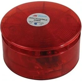 Resim Ledli Flaşörlü Elektronik Siren 220V 