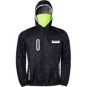 Resim Prosev Corta Vento Korualı Motosiklet Yağmurluk Siyah 