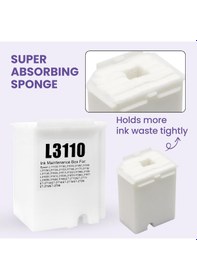 Resim Epson 103 L3160 Yazıcı Süngerli Atık Mürekkep Tankı Atık Kutusu Waste Ink Pad 