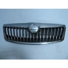 Resim 2010 - 2012 Skoda Octavia Ön Panjur Nikelaj Kaplamalı (Iç Petekleri Siyah Dışı Nikelajlı) (Bfn) (Oem NO:1ZD853651GDNF) 