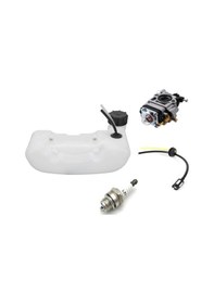 Resim Kmtmak Motorlu Tırpan Benzin Deposu İki Delikli Karbüratör Buji Hortum Set 