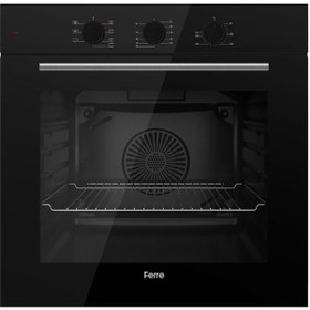 Resim Ferre Silenart Yeni Seri QBL62CS + SS205 + D063-SA Ultra Sessiz Siyah Ankastre Set 