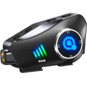 Resim Q28 Motosiklet Kask Bluetooth Kulaklık 1080P Kamera Intercom Kulaklık Su Geçirmez Intercom 