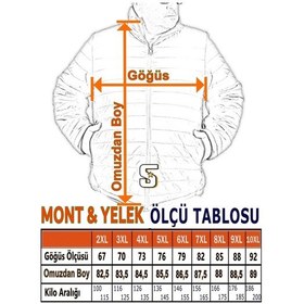 Resim Starbattal Büyük Beden Jessica Su Itici Mont 22820 Hardal - 3Xl Hardal 