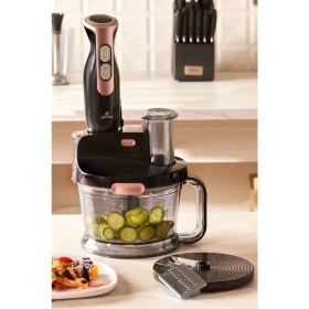 Resim Empressco Pembe Çok Fonksiyonlu Mutfak Robotu ve Blender Seti 2000 W 