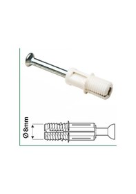 Resim Aletçantam Dübelli Minifix Mili Mobilya Dolap Bağlantı Vidası 8mm - 10 Adet 
