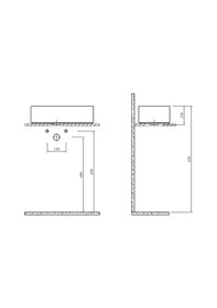 Resim Kale Eternal Tezgah Üstü Lavabo 50 x 25CM 7113459800 