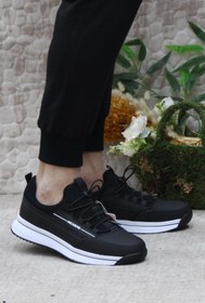 Resim fort 2649 Wks 2629 Siyah Beyaz Anatomik Rahat Sneaker Erkek Ayakkabı 