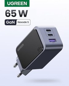 Resim UGREEN Nexode Air 65W 3-Port GaN Fast Charger EU Hızlı Şarj Adaptörü 