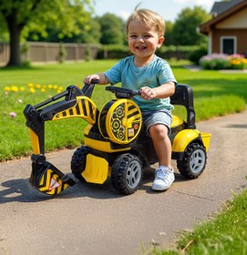 Resim Genel Markalar İlk Arabam Operatör Bin Git Kepçe İlk Arabam Pedalsız Kepçe URT030-001 