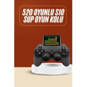 Resim Butik Bfs Yeni Nesil Mini Atari 520 Retro Oyunlu S10 El Atarisi Video Oyun Konsolu 