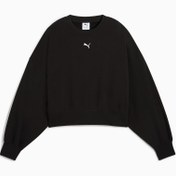 Resim Wardrobe ESSENTIALS Kadın Geniş Kesim SWEATSHIRT 