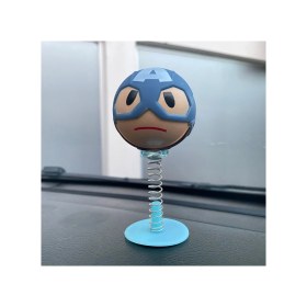 Resim Kaptan Amerika Sallanan Kafa Zıp Zıp Marvel Lisanslı Nemere 