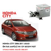 Resim HONDA CİTY 2006-2011 ARASI ÖN FAR AMPÜLÜ H4 12V 60/55W P43T 