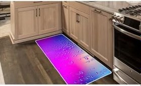 Resim Colorix Carpet Kaymaz Taban Tezgah Önü Mutfak Paspası 75x150 cm No: 635 