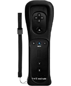 Resim Flybuy 8512 Nintendo Wii Uzaktan Denetleyici Uyumlu Silikon Gamepad, Kablosuz 2'li Set, Siyah, Ergonomik Tasarım, Bilek Kayışı 