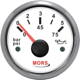 Resim Belirtilmemiş Yağ Göstergesi 5 Bar Beyaz 