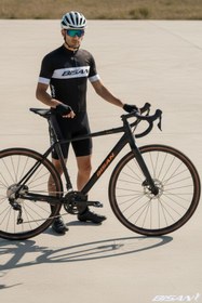 Resim Bisan All Trail GRX 400 Yol Bisikleti 56 Cm Alüminyum Kadro 700C 2x10 Shimano Vites - Mat Siyah Turuncu 