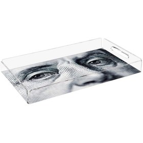 Resim Benjamin Franklin Pleksi Tepsi -40x24cm 