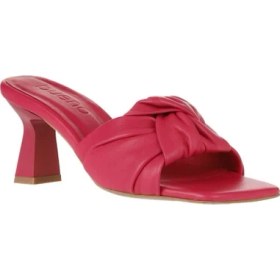 Resim Bueno Shoes Fuşya Deri Kadın Topuklu Terlik 01WY6803 01WY6803 