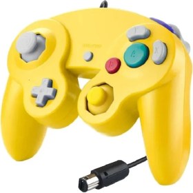 Resim Vigortrading Sarı-Gamecube Denetleyicisi Anahtarı Ngc Denetleyicisi USB Kablolu Gamepad Wii Titreşim El Joystick Ngc Gc Controle Pc Için (Yurt Dışından) 