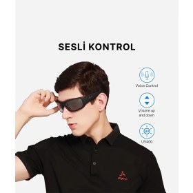 Resim Oho Sunshine T8 Pro Akıllı Güneş Gözlüğü - Bluetooth 5.2, Sesli Komut, Müzik ve Çağrı Kontrolü- Wireless Kulaklık 