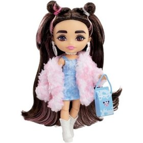 Resim Barbie Extra Mini Bebek Kumral HGP62 HKP90 Lisanslı Ürün 