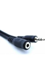 Resim Boblov 1.5 Metre Kulaklık Mikrofon 3, 5 mm Dişi Erkek Aux Uzatma Kablosu 1, 5 M 
