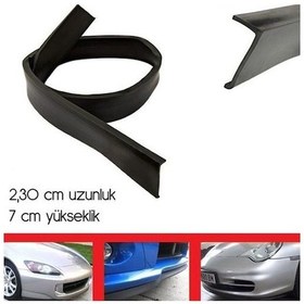 Resim Ön Tampon Altı Lip Spoiler Karlık Her Araca Uygun Esnek 7 X 230cm 