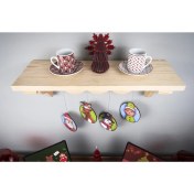 Resim Özcanlar Ahşap Anahtar Askısı Dekoratif El Yapımı Naturel Renk Ahşap Anahtarlık 