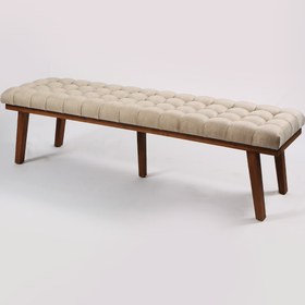 Resim Ahşap Sokağı Vıdor Masif Bench 