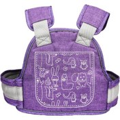 Resim Mor Çocuk Kayışlı Düşme Önleyici Güvenlik Kemeri 