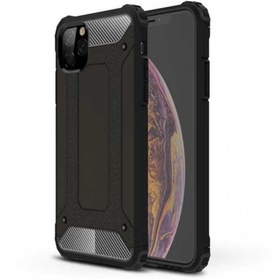 Resim HEPTEKİLETİŞİM Iphone 11 Pro Max Kılıf Armor Köşe Korumalı Çift Katman Tank Zırh Kapak (CRASH) 