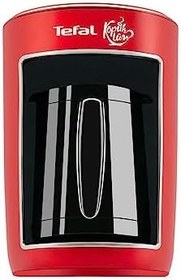 Resim Tefal Köpüklüm 4 Fincan Kapasiteli 735 Watt Türk Kahve Makinesi - Kırmızı 