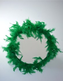 Resim Genel Markalar 28 Cm Kaz Tüylü Deri Tef Yeşil 