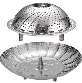 Resim Bilfold Paslanmaz Çelik Buharda Pişirme Sepeti 