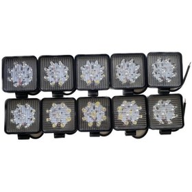 Resim Point Off Road Gündüz Farı 9 Led Kare Çalışma Lambası 27 W 10 Lu 