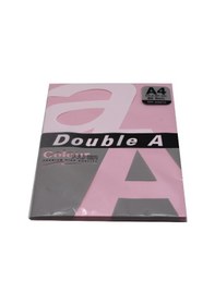 Resim Double A Renkli Fotokopi Kağıdı 100 Lü A4 80 Gr Pastel Pembe 