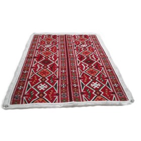 Resim Bolvadin Şark Köşesi Şark Köşesi Geleneksel Kırmızı Desenli Kilim 