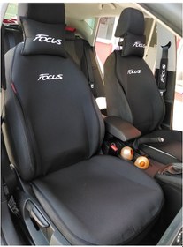 Resim Ford Focus Nakışlı Ön Ikili Oto Koltuk Kılıfı 