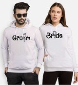 Resim Tshirthane Bride Groom Sevgili Kombinleri Kapüşonlu Kombini 