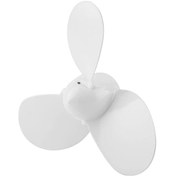 Resim Symbee Yamaha 3 Kanatlı Alüminyum Bot Perdesi, 2hp Motor İçin, 7 1/4x5-a Modeli, Beyaz Renk 