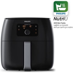 Resim Philips Fritöz Airfryer Xxl Black Evrekala Premium 242Lseri 