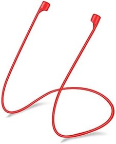 Resim Microsonic Apple AirPods 1. Nesil / 2. Nesil Manyetik Mıknatıslı Kulaklık İpi Kırmızı [AirPods 1/2 ile Uyumlu Kılıf - Kırmızı] 