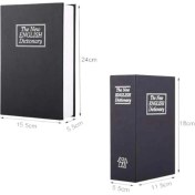 Resim Büyük Boy Anahtarlı Kitap Görünümlü Gizli Kasa Çelik Kasa Altın Kasası 