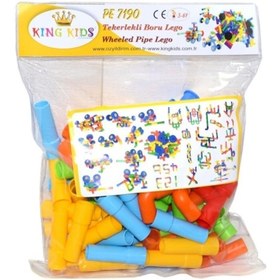 Resim 7190 Tekerlekli Boru Lego 72 Parça -5105 