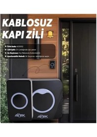 Resim Kablosuz Su Geçirmez Kapı Zili 5224 