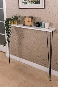 Resim Mudesa MDSDRS0001 Modern Dresuar Radyatör Petek Üzeri Metal Ayaklı Raf 