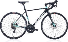 Resim Bianchi R0013-D Hidrolik Disk Yol Bisikleti 2025 Model Shimano 105 Siyah Celeste-50CM 